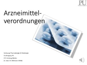 Verordnung von Arzneimitteln